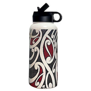 Sustainability: Miriama Grace-Smith Drink Bottle 1L, He Waka Eke Noa