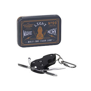 Manly Pursuits: Pocket Multi-Tool with Flash Light