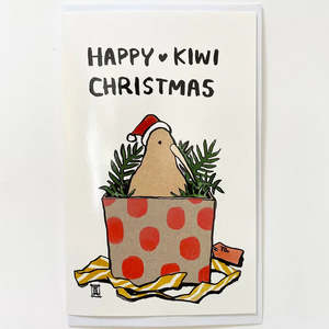 Happy Kiwi Christmas - Greeting Card