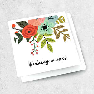 Coolest Capital: Wedding Wishes - Greeting Card