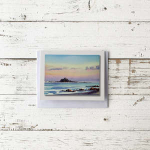 Dusk, Island Bay - Mini Card