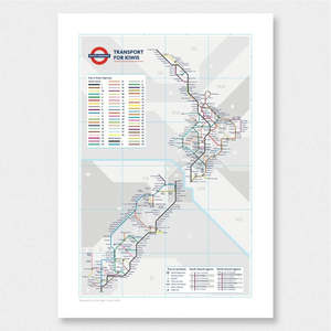 Down Underground NZ Print