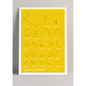 Cycle Trails of New Zealand Print