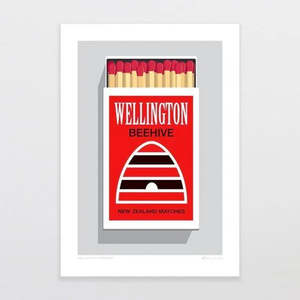 Art: Wellington Matchbox Print
