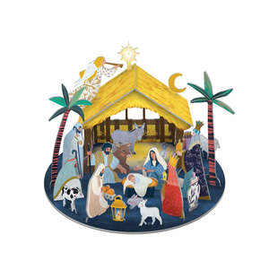 Books Stationery All: Pop & Slot Away in a Manger Advent Calendar