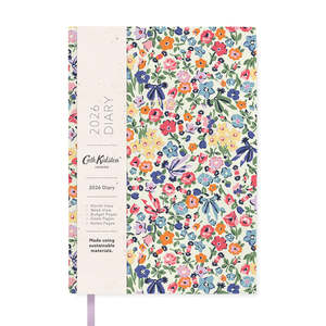 2026 Floral Ditsy A5 Linen Diary