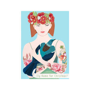 Books Stationery All: Fly Home For Christmas - Greeting Card