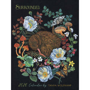 Wolfkamp & Stone 'Surrounded' Wall Calendar 2026
