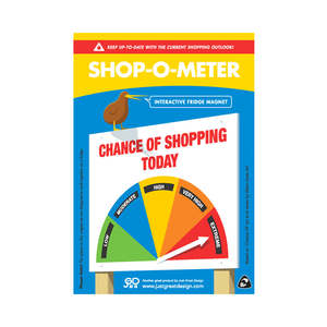 Live Laugh Learn: Shop-O-Meter Fridge Magnet