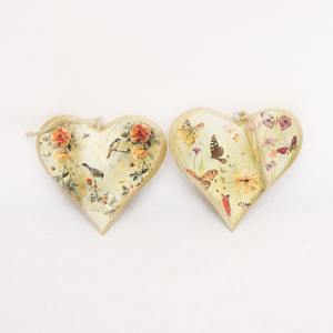 House Home: Vintage Wooden Hanging Decoupage Heart