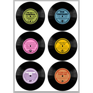 Manly Pursuits: Kiwi Record Coasters