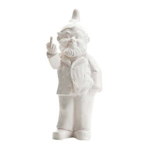 Around The House: Pop Gnome With Finger, White