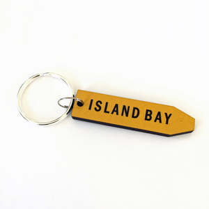 Coolest Capital: Give Me A Sign Island Bay Key Ring