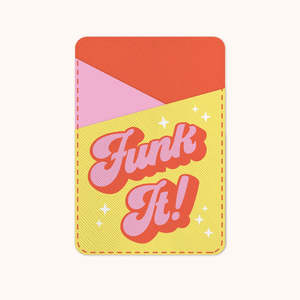 Bags Wallets: Stick-On Cellphone Wallet - Funk It!