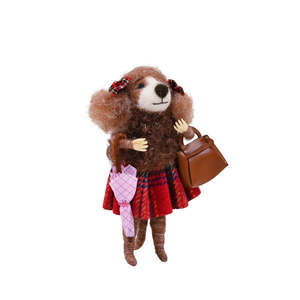 Christmas: Felted Karen Christmas Decoration