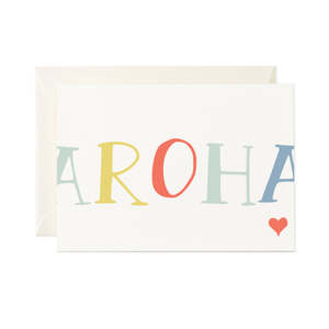 Aroha Type - Greeting Card
