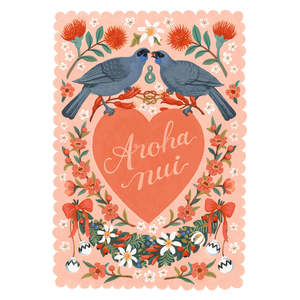 Aroha Nui Made For Each Other - Greeting Card