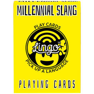 Live Laugh Learn: Millennial Slang Lingo Playing Cards