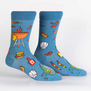 For Him: Grillin It Men's Crew Socks