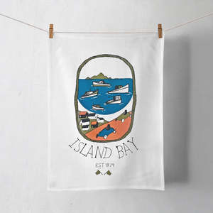 Island Bay Tea Towel
