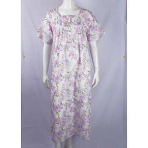 Cotton Lilac Floral Nightdress