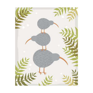Aotearoa: 3 Kiwis Lens & Screen Cloth
