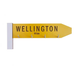Aotearoa: Give Me A Sign Wellington Key Holder