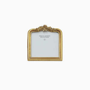 All: Floral Gold Shaped Photo Frame