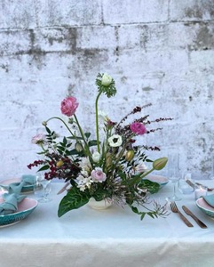 Ceramic floral vase