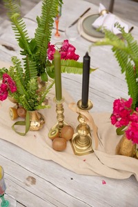 Brass candlesticks