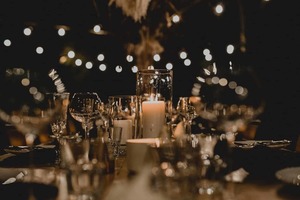 Large Glass Vases / Candle Holders