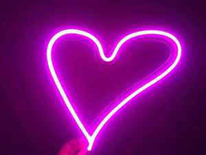 Products: Love Heart Neon Sign