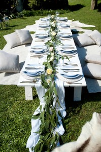 Products: White Trestle Tables
