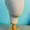 Products: NEW Luxury Head Shaped Wig /Topper stand with Wood Base