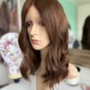 Products: Jasmine 16’/Rich Brown Human Hair Wig