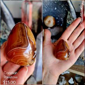 Palm Stones: Carnelian Palmstone