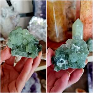 Amethyst Caves: Prehnite Cluster