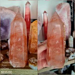 Strawberry Quartz Point 145mm