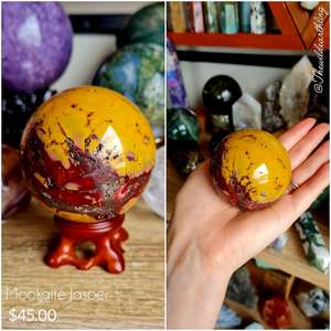 Crystal Points: Mookaite Jasper 55mm