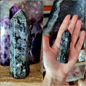 Crystal Points: Larvikite 81mm