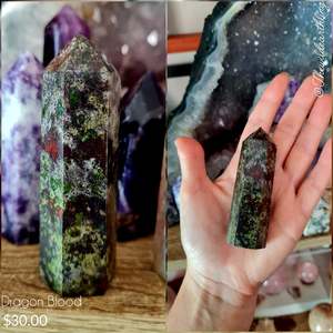 Crystal Points: Dragons Blood 80mm