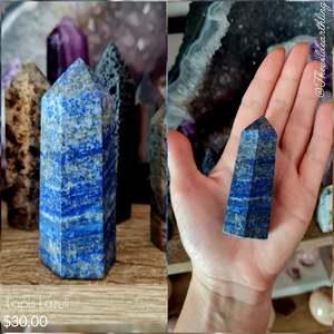 Crystal Points: Lapis Lazuli 75mm