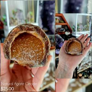 Natural Agate Geode Cave