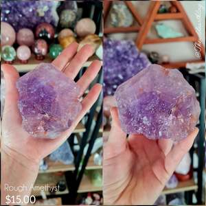 Rough Crystals: Raw Amethyst Chunk