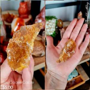 Raw Golden Calcite