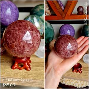 Strawberry Quartz 65mm