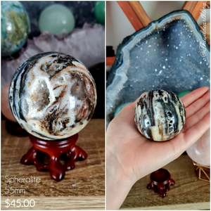 Spheralite Druzy Sphere 55mm