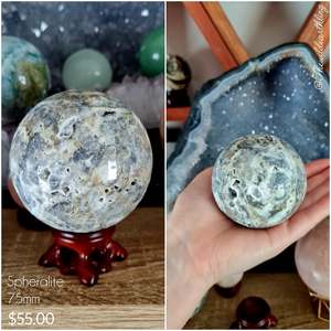 Crystal Spheres: Spheralite Sphere 75mm
