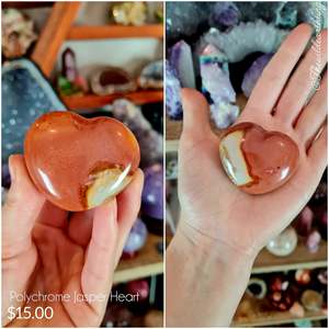 Polychrome Jasper Heart