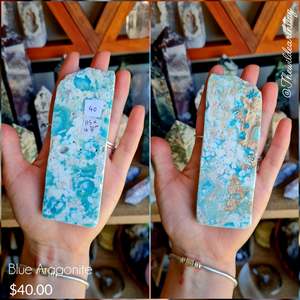 Blue Aragonite Slab